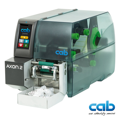 Axon label printer van CAB