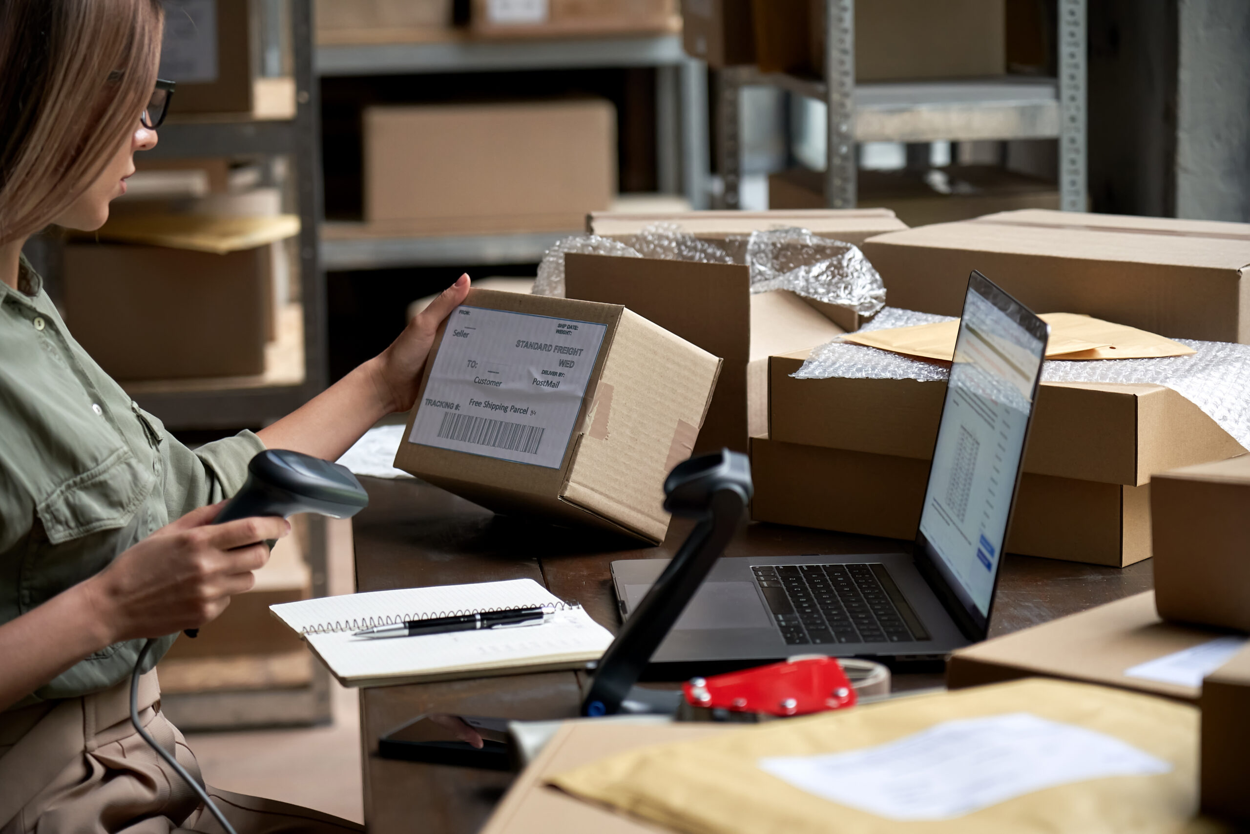 Verzendetiketten voor retail sector